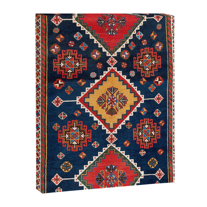 Luri Gabbeh Fars Southwest Persian Rug Print Canvas Print Gallery Image 1