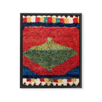 Luri Gabbeh Fars Southwest Persian Rug Print Framed Canvas Print Gallery Image 3