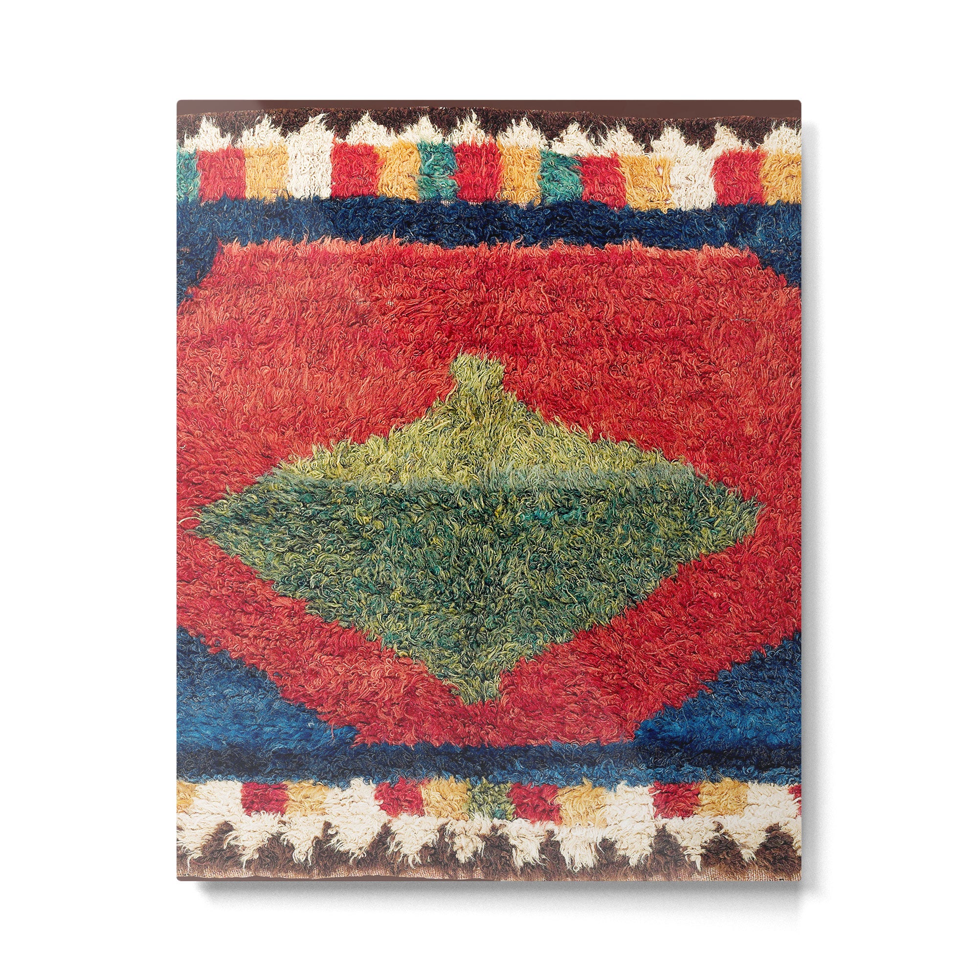 Luri Gabbeh Fars Southwest Persian Rug Print Metal Print Gallery Image 4