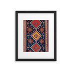 Luri Gabbeh Fars Southwest Persian Rug Print Framed Art Print Gallery Image 5