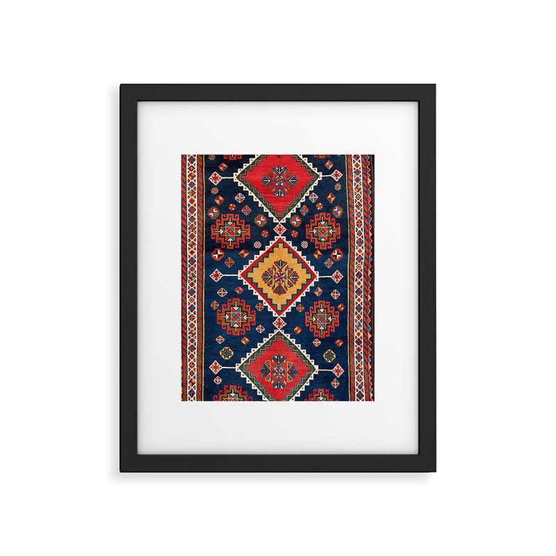 Luri Gabbeh Fars Southwest Persian Rug Print Framed Art Print Gallery Image 5