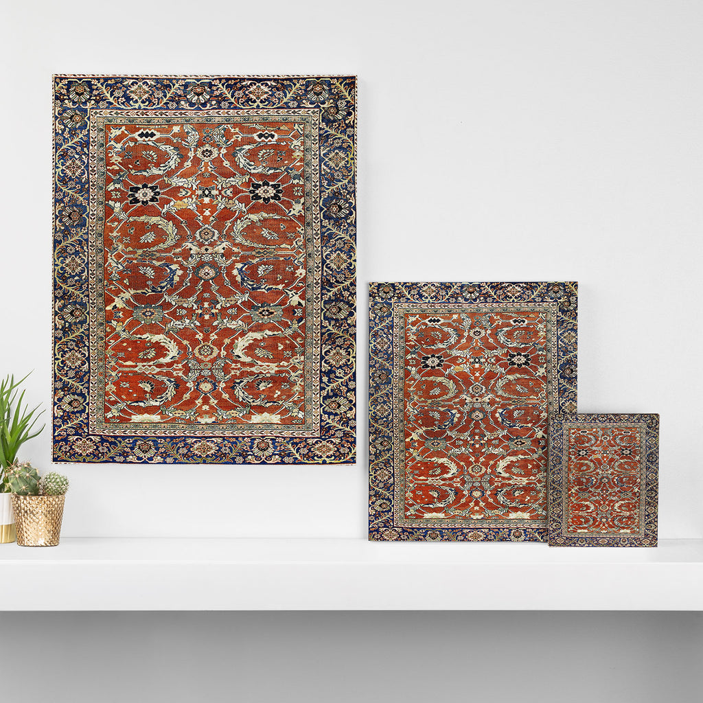 Mahal Arak West Persian Rug Print Canvas Print Gallery Image 3