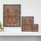 Mahal Arak West Persian Rug Print Canvas Print Gallery Image 3