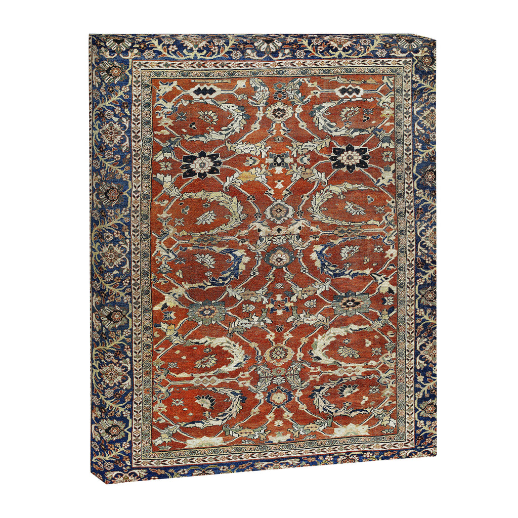 Mahal Arak West Persian Rug Print Canvas Print Gallery Image 3