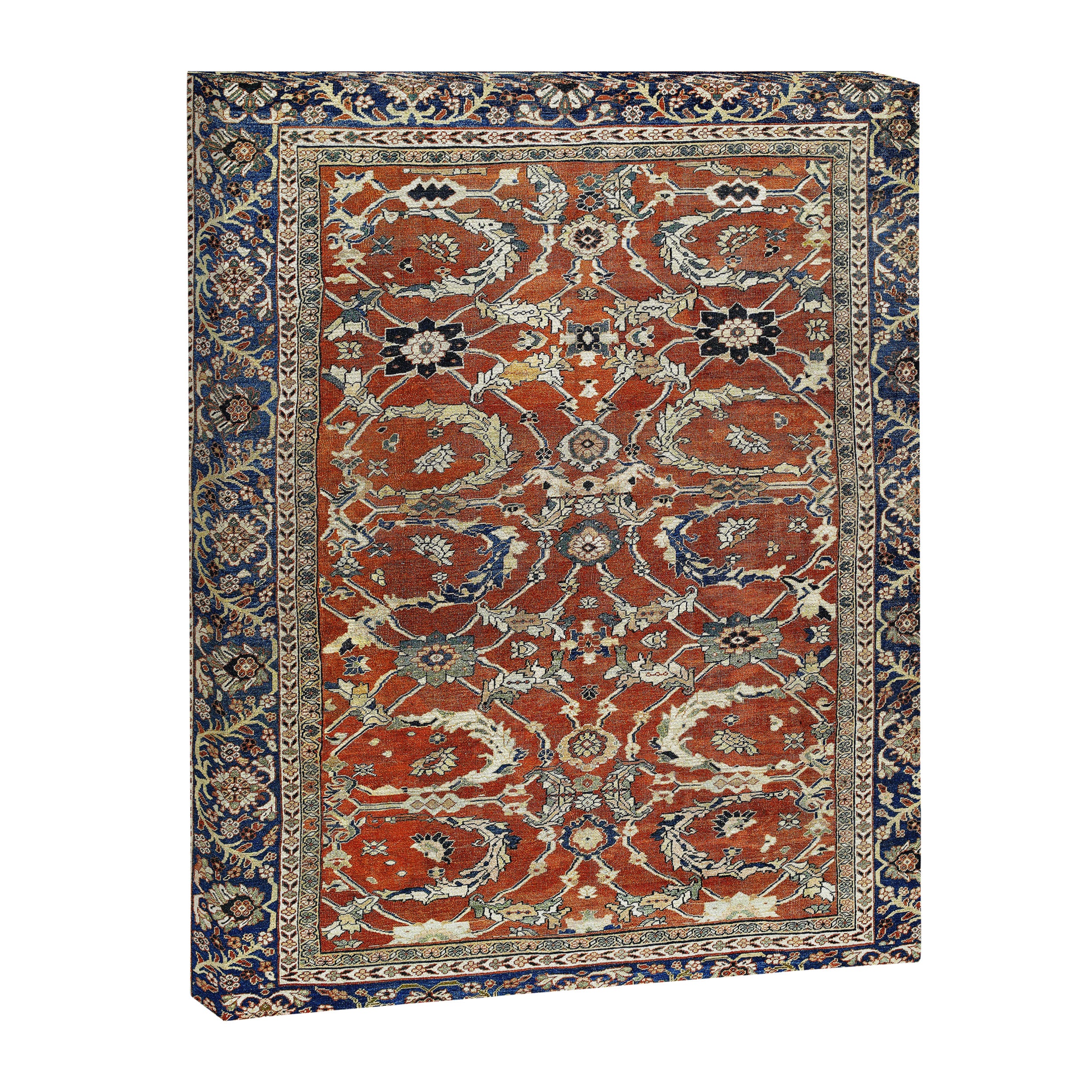 Mahal Arak West Persian Rug Print Canvas Print Gallery Image 3