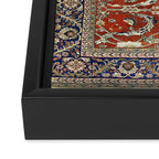Mahal Arak West Persian Rug Print Framed Canvas Print Gallery Image 3