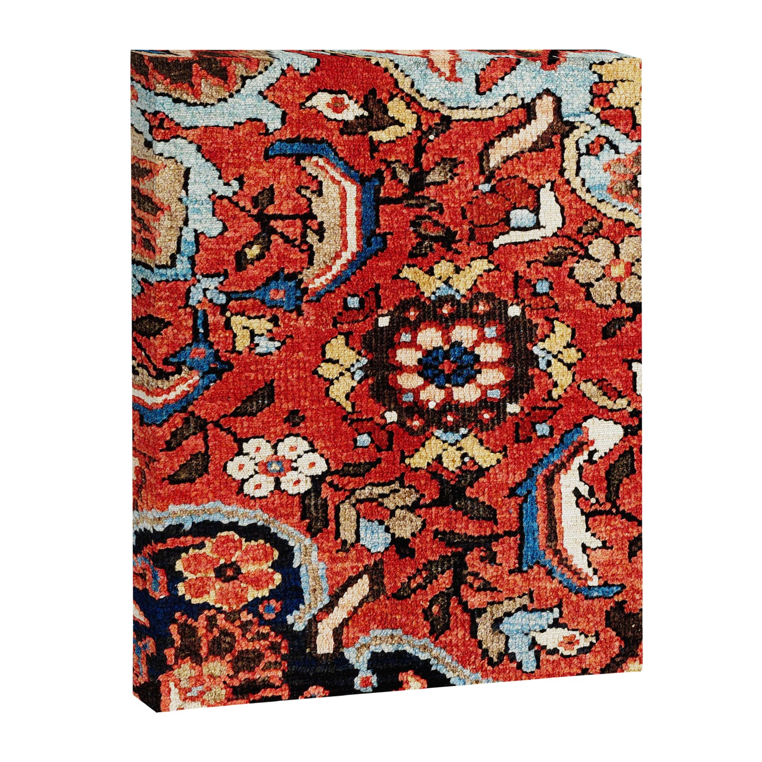 Mahal Vagireh Arak West Persian Rug Sampler Print Canvas Print Gallery Image 3