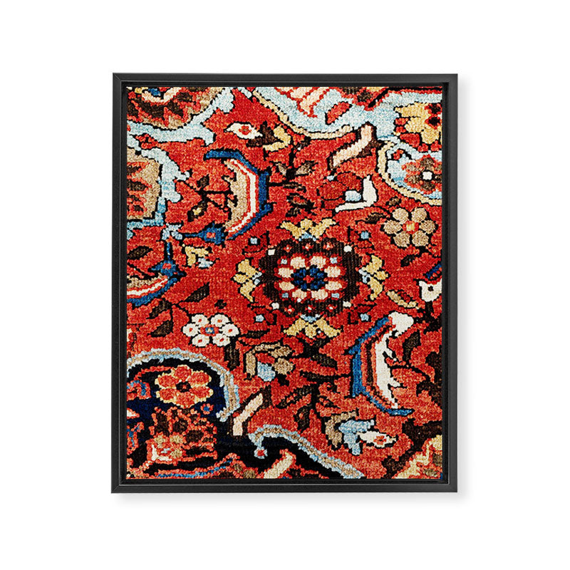 Mahal Vagireh Arak West Persian Rug Sampler Print Framed Canvas Print Gallery Image 3