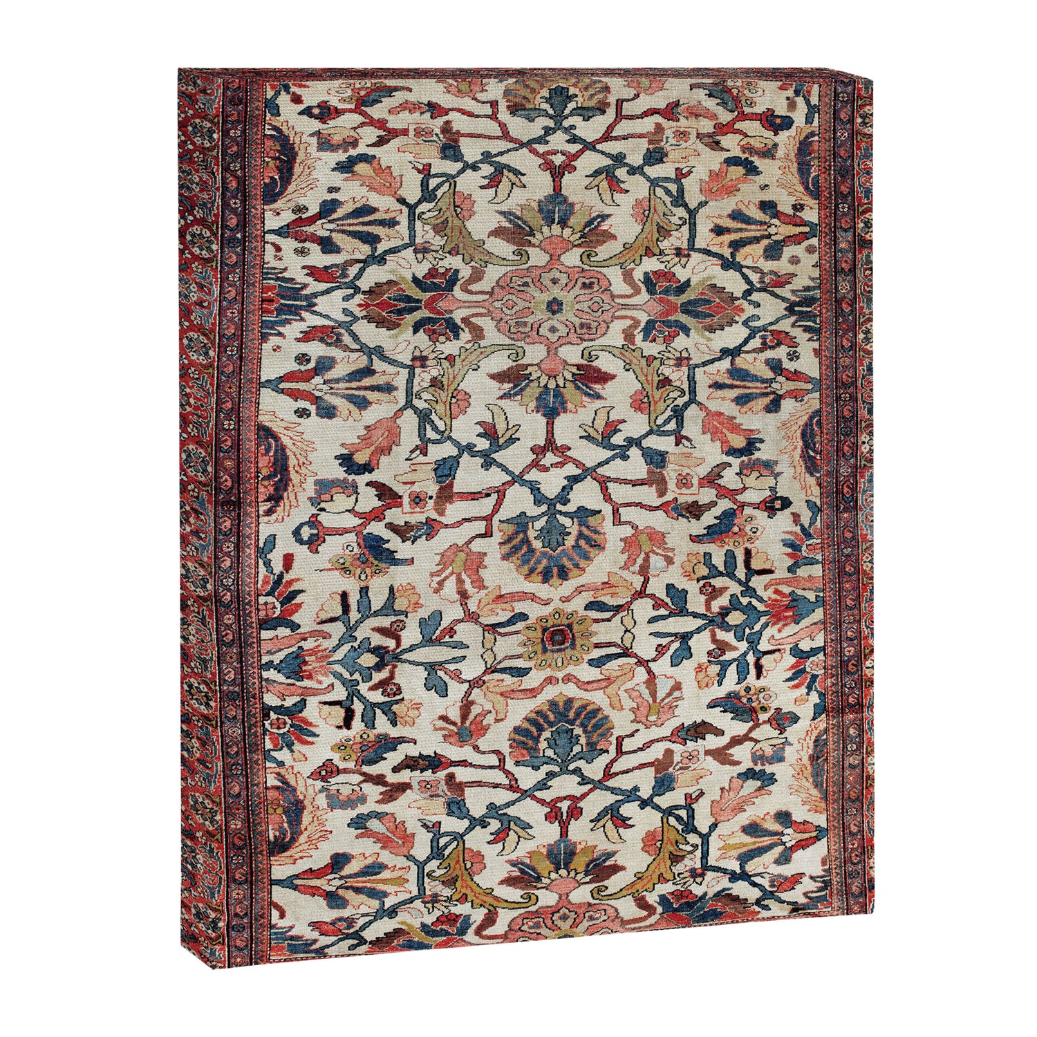 Mahal West Persian Rug Print Canvas Print Gallery Image 3