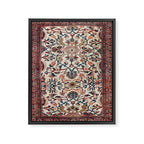 Mahal West Persian Rug Print Framed Canvas Print Gallery Image 3