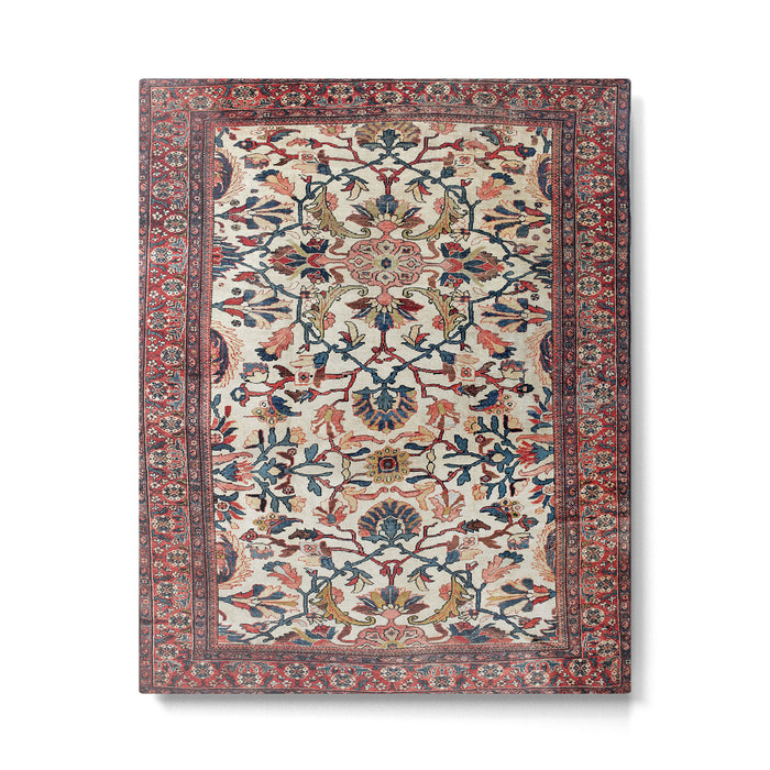 Mahal West Persian Rug Print Metal Print Gallery Image 1
