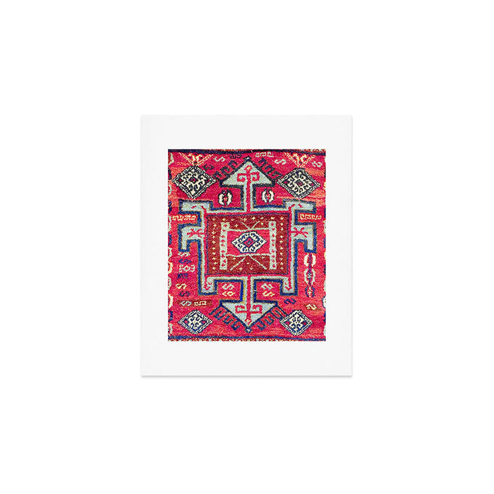 Malatya  Antique Kurdish Turkish Rug Print Art Print Gallery Image 1