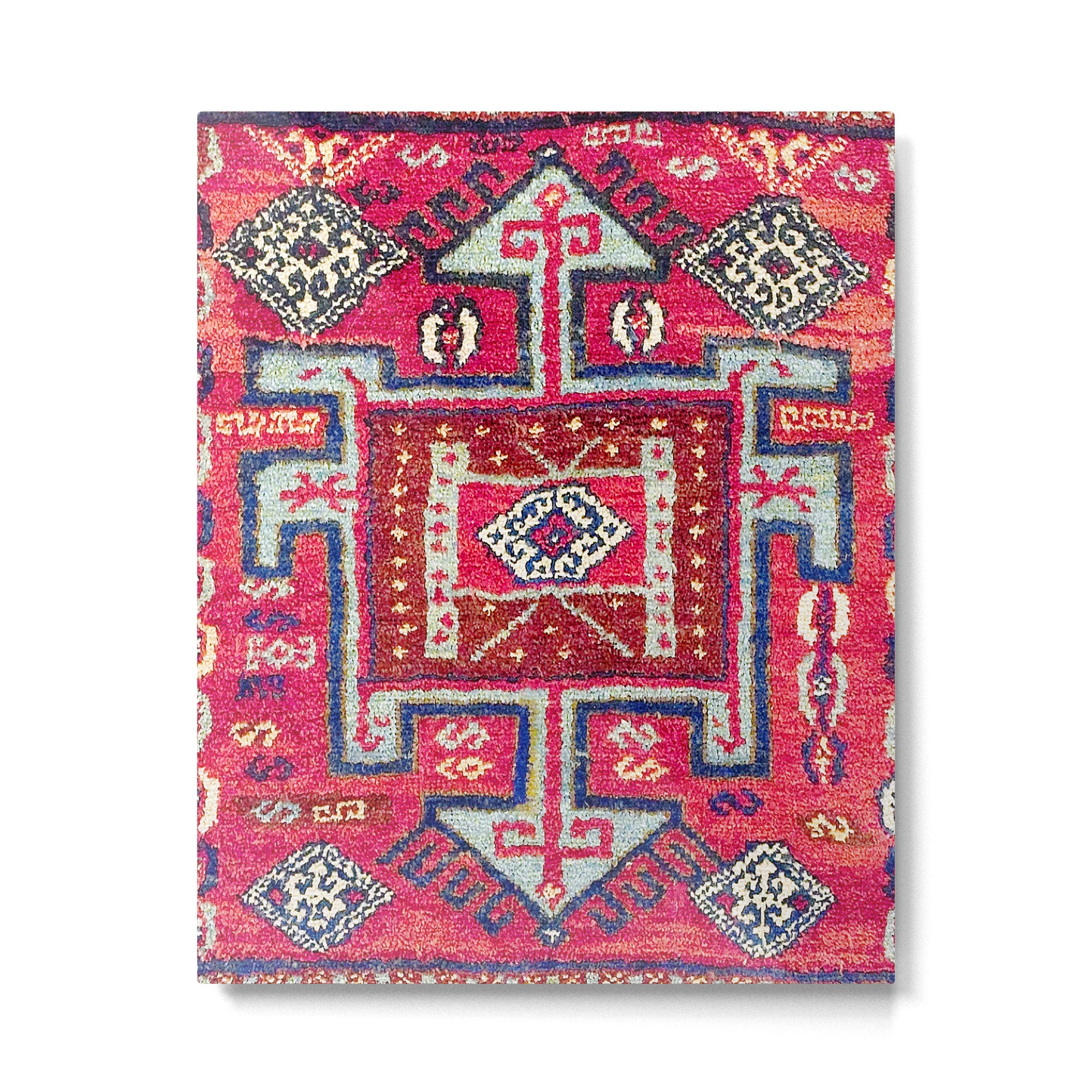 Malatya  Antique Kurdish Turkish Rug Print Metal Print Gallery Image 4