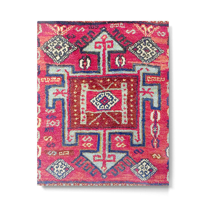 Malatya  Antique Kurdish Turkish Rug Print Metal Print Gallery Image 1