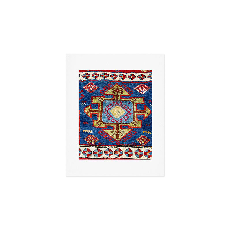 Malatya East Anatolia Antique Turkish Rug Print Art Print Gallery Image 1