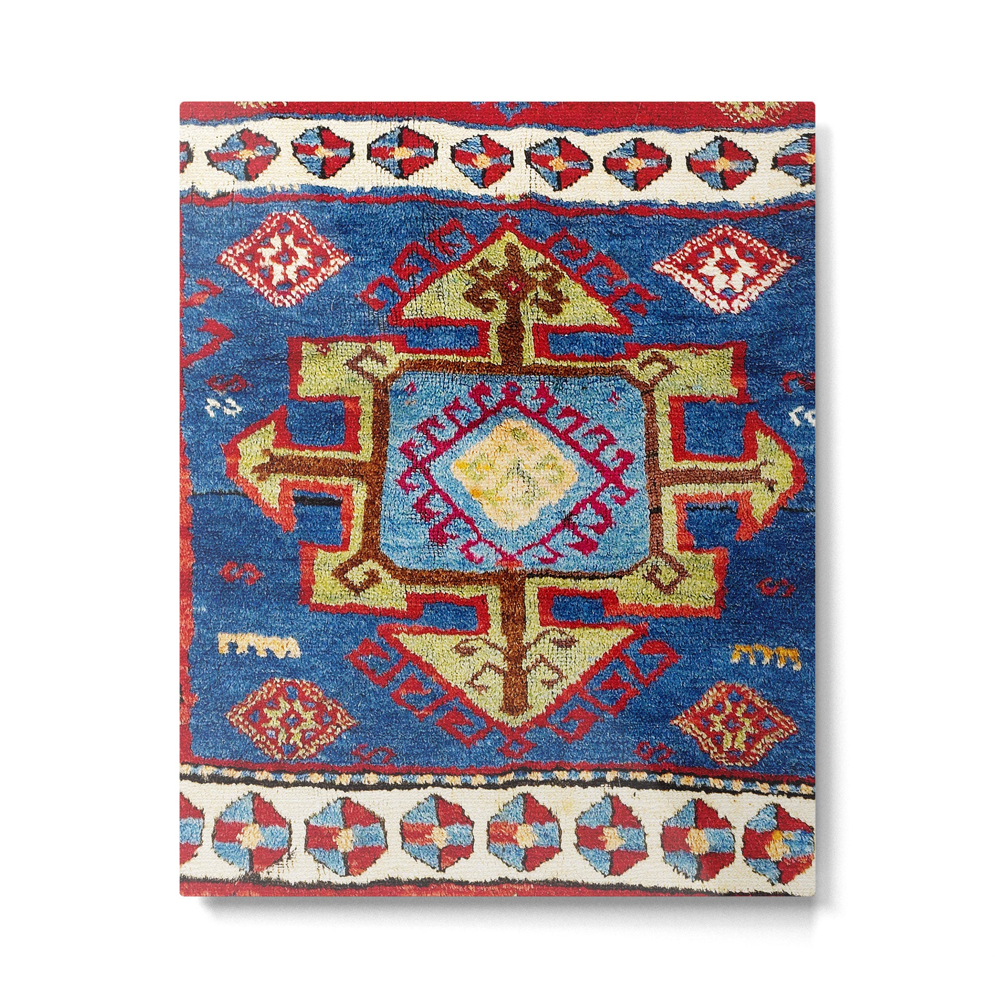 Malatya East Anatolia Antique Turkish Rug Print Metal Print Gallery Image 4