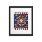 Malatya East Anatolia Antique Turkish Rug Print Framed Art Print Gallery Image 4
