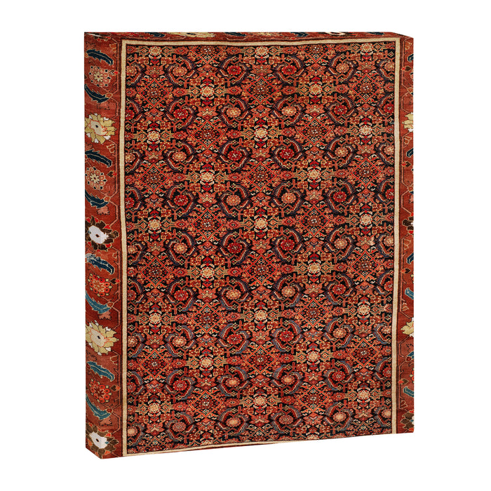 Malayer  Antique West Persian Rug Print Canvas Print Gallery Image 1