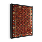 Malayer  Antique West Persian Rug Print Framed Canvas Print Gallery Image 2