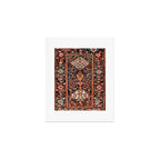 Malayer Hamadan West Persian Rug Art Print Gallery Image 1