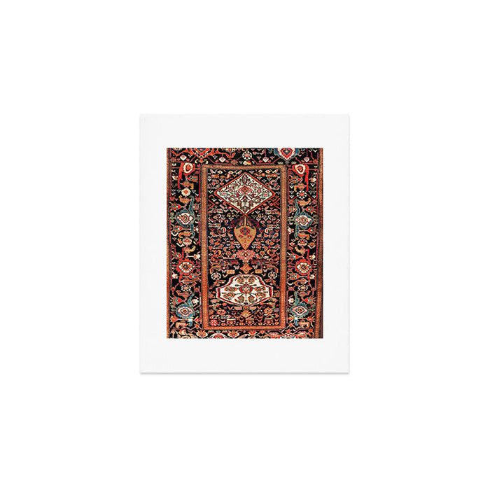 Malayer Hamadan West Persian Rug Art Print Gallery Image 1