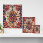 Malayer West Persian Rug Print Canvas Print Gallery Image 3