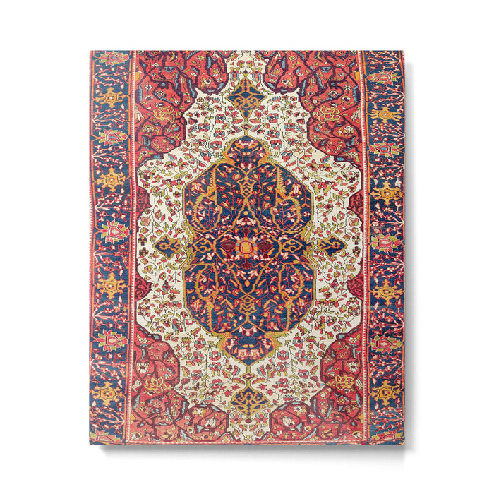 Malayer West Persian Rug Print Metal Print Gallery Image 1