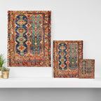 Megri Southwest  Anatolian Rug Print Canvas Print Gallery Image 3