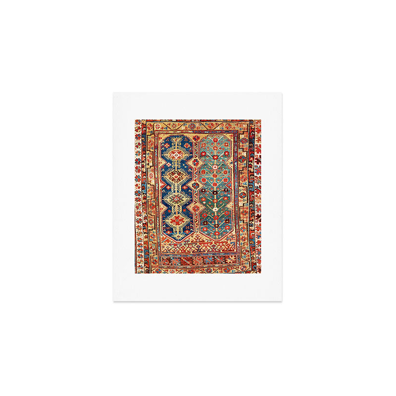 Megri Southwest  Anatolian Rug Print Art Print Gallery Image 1