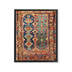 Megri Southwest  Anatolian Rug Print Framed Canvas Print Gallery Image 6