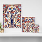 Mihrab  Antique Persian Rug Print Canvas Print Gallery Image 3