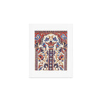 Mihrab  Antique Persian Rug Print Art Print Gallery Image 1