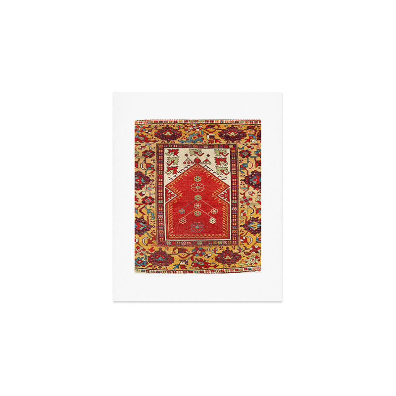 Milas Southwest Anatolian Niche Rug Print Art Print Gallery Image 1