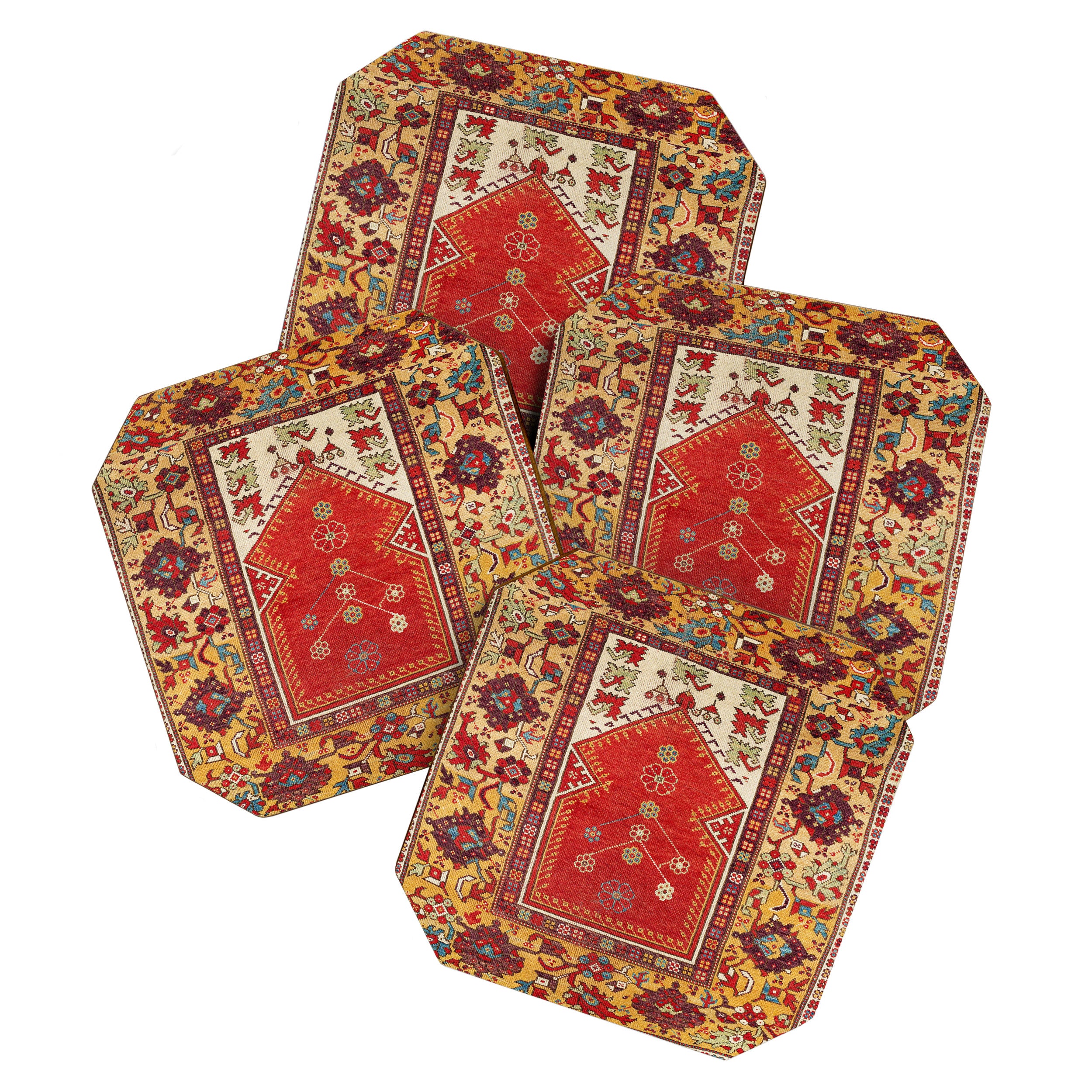 Milas Southwest Anatolian Niche Rug Print Coaster Gallery Image 1