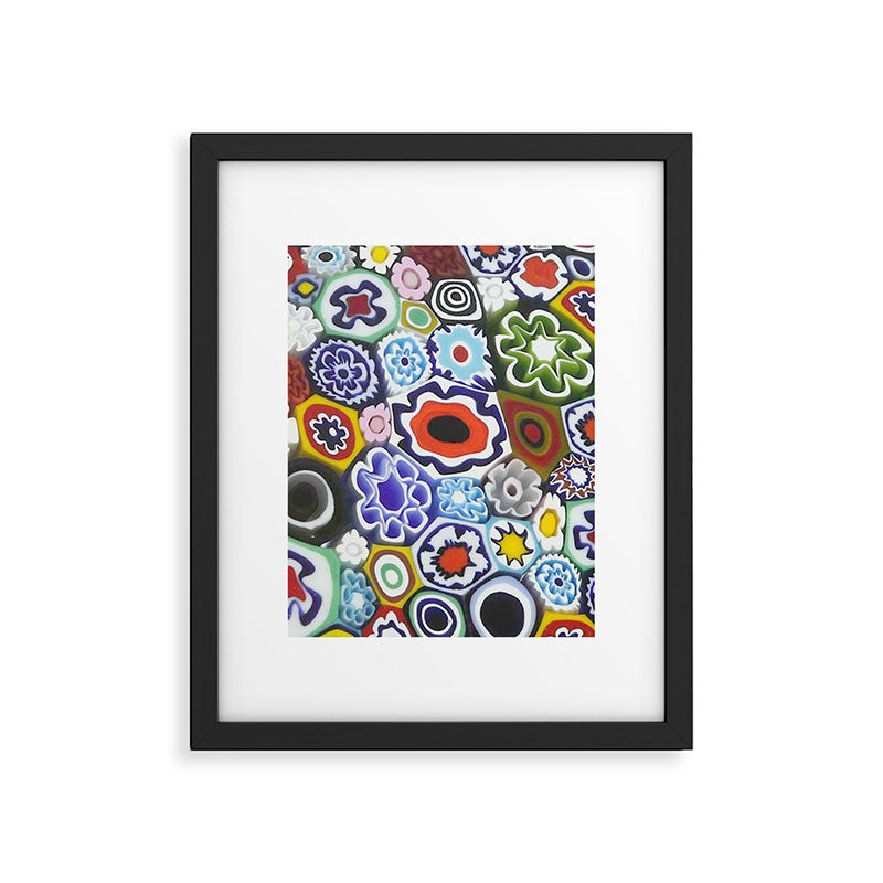 Millefiori Murano Italian Glass Print Framed Art Print Gallery Image 6