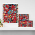 Moghan Azerbaijan South East Caucasus Rug Print Canvas Print Gallery Image 3