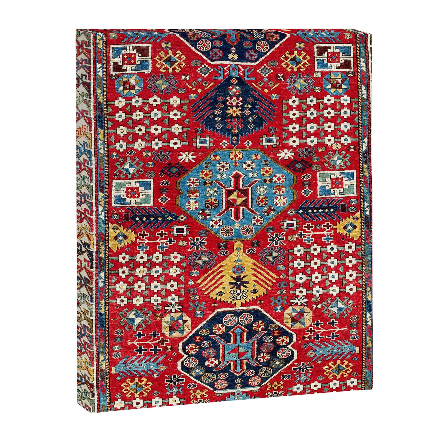 Moghan Azerbaijan South East Caucasus Rug Print Canvas Print Gallery Image 3