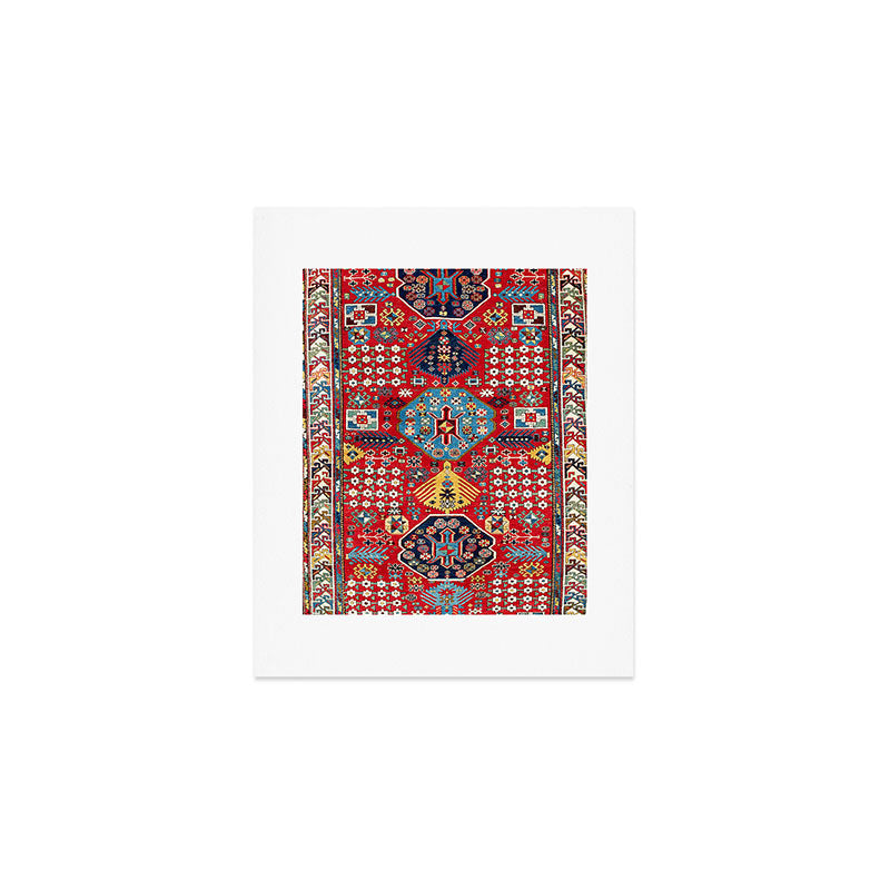 Moghan Azerbaijan South East Caucasus Rug Print Art Print Gallery Image 1
