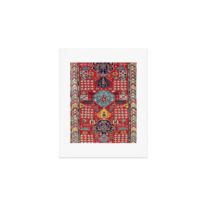 Moghan Azerbaijan South East Caucasus Rug Print Art Print Gallery Image 1