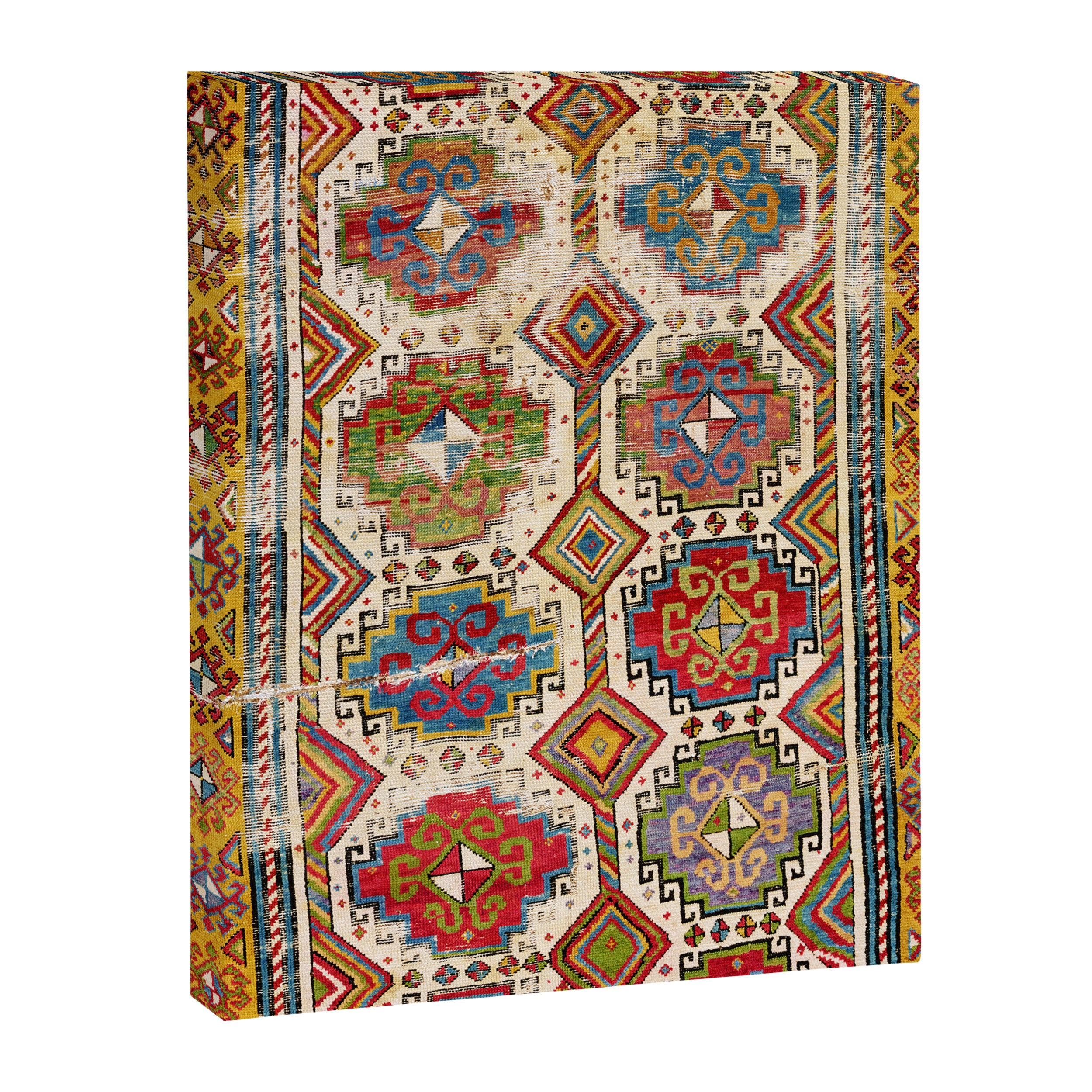 Moghan Southeast Caucasus Antique Rug Print Canvas Print Gallery Image 3