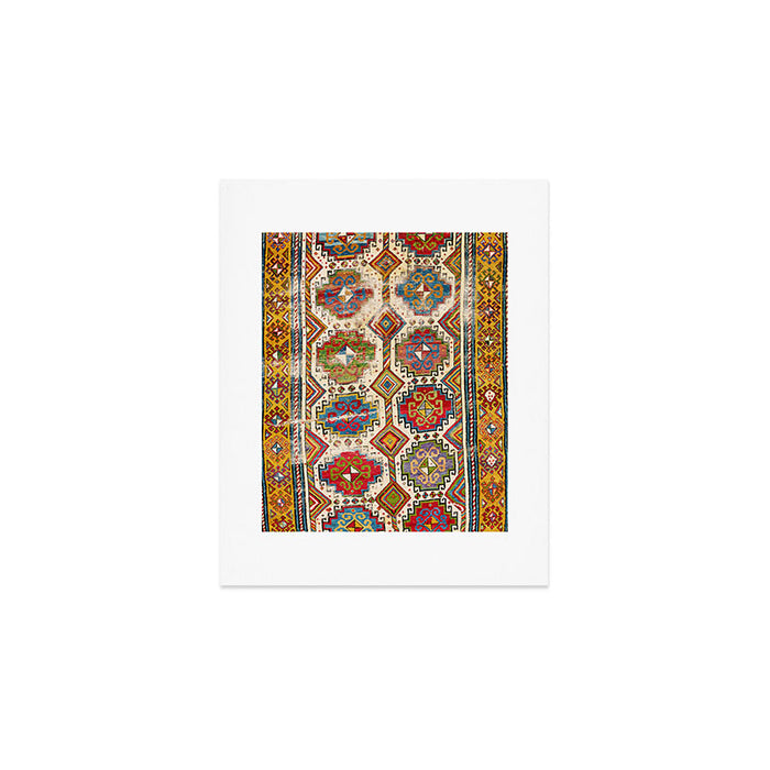 Moghan Southeast Caucasus Antique Rug Print Art Print Gallery Image 1