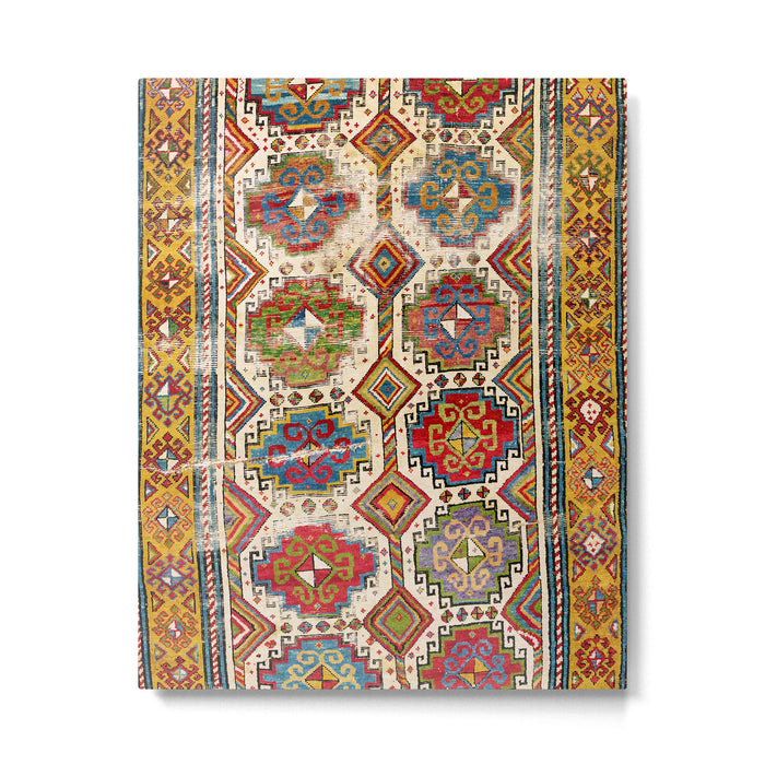 Moghan Southeast Caucasus Antique Rug Print Metal Print Gallery Image 1