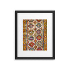 Moghan Southeast Caucasus Antique Rug Print Framed Art Print Gallery Image 4
