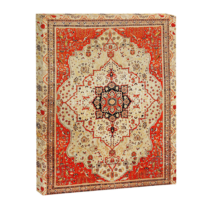 Mohtasham Kashan Antique Persian Rug Print Canvas Print Gallery Image 1