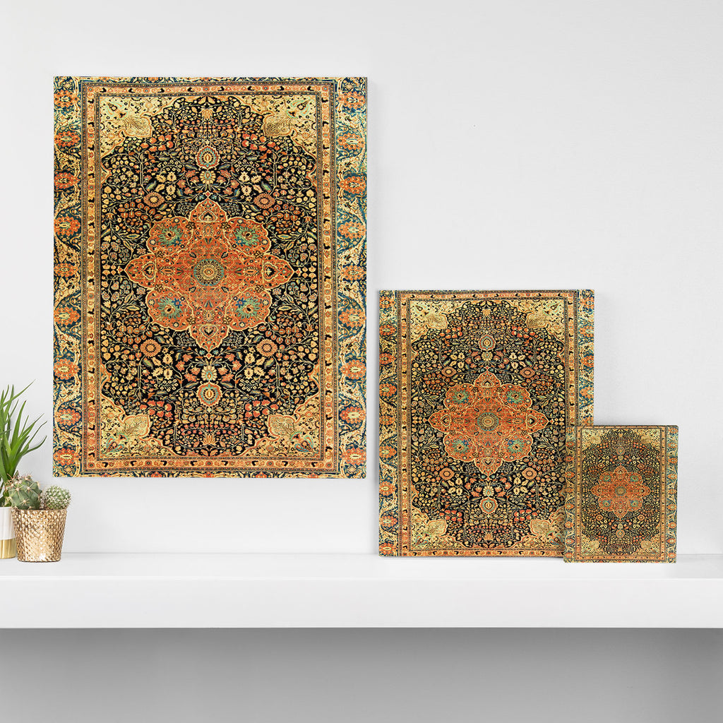 Mohtashem Kashan Vintage Persian Rug Print Canvas Print Gallery Image 3