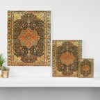Mohtashem Kashan Vintage Persian Rug Print Canvas Print Gallery Image 3