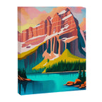 Moraine Lake in Banff National Park  Canvas Print Gallery Image 3