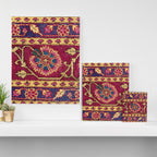 Mughal North Indian Late 17th Century Silk Carpet Print Canvas Print Gallery Image 3