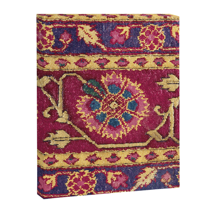 Mughal North Indian Late 17th Century Silk Carpet Print Canvas Print Gallery Image 1