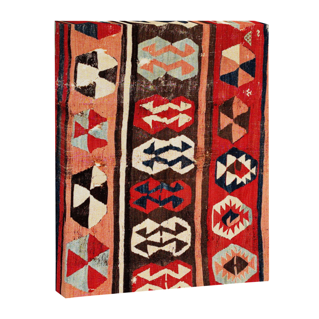 Mut  Antique Mersin Turkish Kilim Print Canvas Print Gallery Image 3